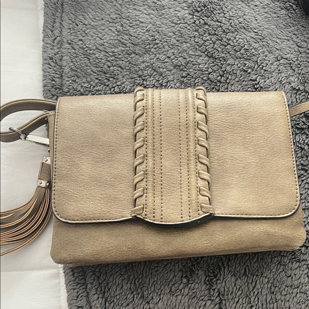 Elegant Tan Crossbody Bag